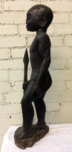 Man with Spear Statue from Mali, Vintage Wood