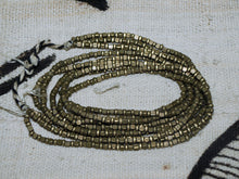 Strand of Fancy Brass Assorted Beads from India