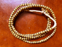 Strand of Sand-cast Glass Beads from Ghana
