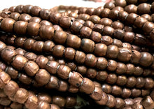 Strand of Rustic Ethiopian Copper Round Beads