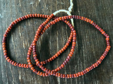 Strand of Antique Red Glass Trade Beads
