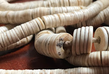 HUGE Strand of Old Ostrich Shell Beads from Togo