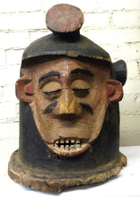 Vintage 1950s Wood Yoruba Mask from Nigeria