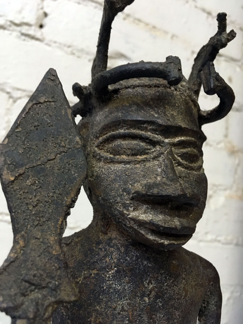 Vintage Brass or Bronze 70s Congo Warrior Figure – Ade's Alake Gallery