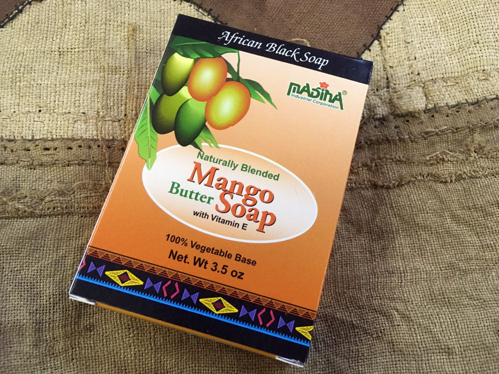 Madina Mango Butter Soap, 3 bars for $6.00