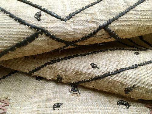 Vintage Kuba Cloth Rug from the 1960s; 16