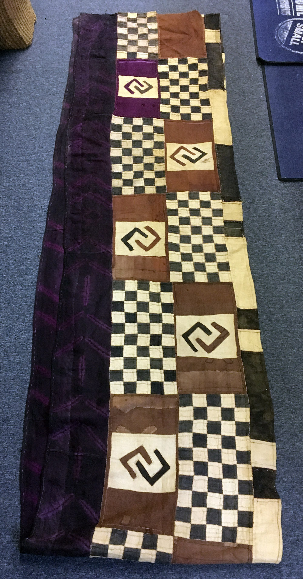 Vintage Kuba Cloth Rug from the 1960s; 27