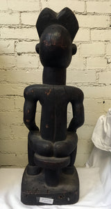 Yoruba Goddess Yemoja Wood Statue, Vintage